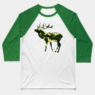 Deer camouflage color Baseball T-Shirt